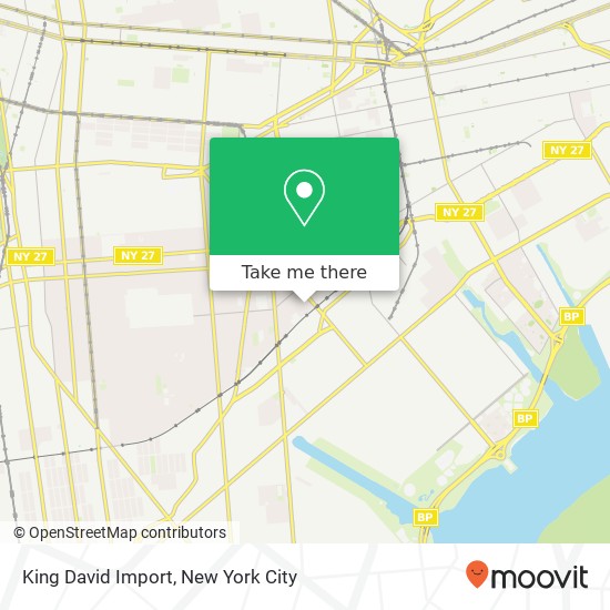 Mapa de King David Import, 8802 Ditmas Ave
