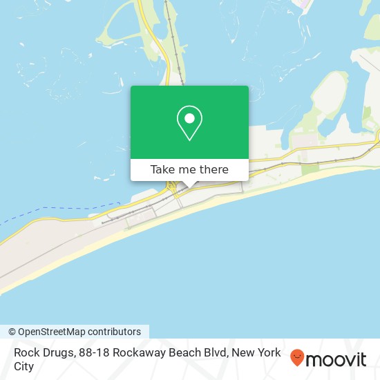 Mapa de Rock Drugs, 88-18 Rockaway Beach Blvd