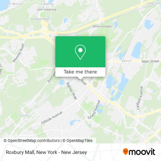 Roxbury Mall map
