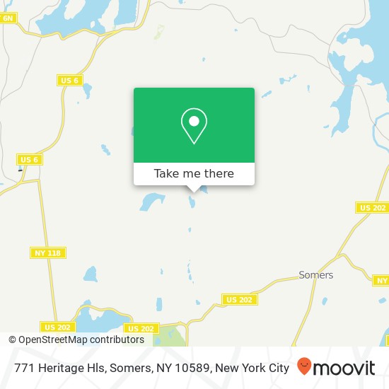 Mapa de 771 Heritage Hls, Somers, NY 10589