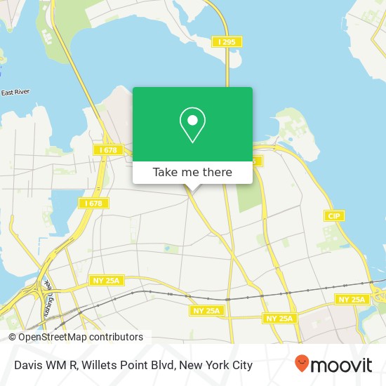 Mapa de Davis WM R, Willets Point Blvd