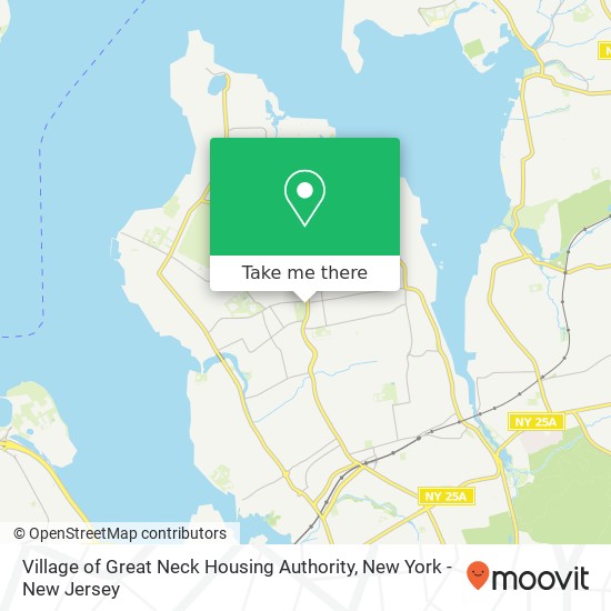 Village of Great Neck Housing Authority map