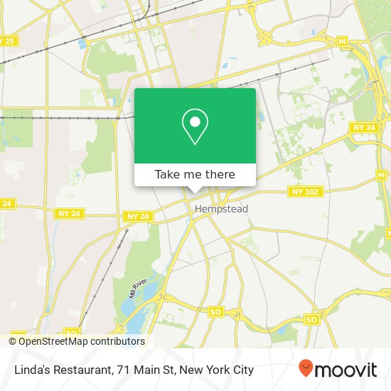 Mapa de Linda's Restaurant, 71 Main St