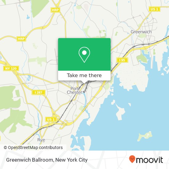 Mapa de Greenwich Ballroom