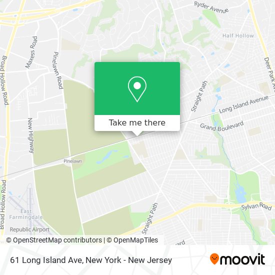 61 Long Island Ave map