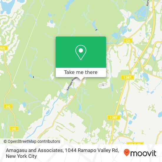 Amagasu and Associates, 1044 Ramapo Valley Rd map