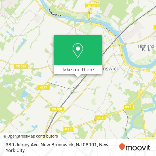 380 Jersey Ave, New Brunswick, NJ 08901 map