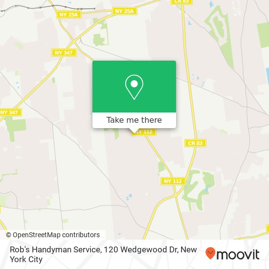 Rob's Handyman Service, 120 Wedgewood Dr map
