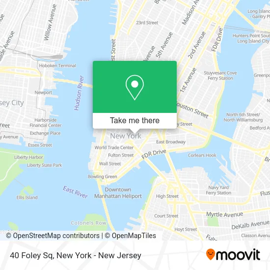 40 Foley Sq map