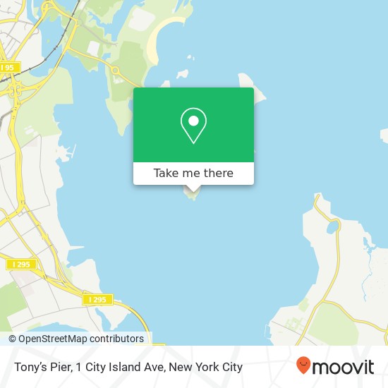 Tony’s Pier, 1 City Island Ave map