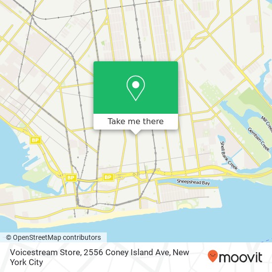 Voicestream Store, 2556 Coney Island Ave map