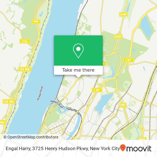 Mapa de Engal Harry, 3725 Henry Hudson Pkwy