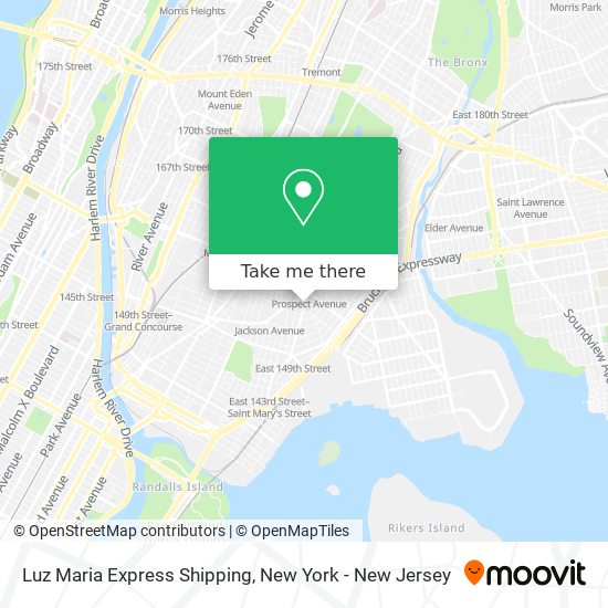 Mapa de Luz Maria Express Shipping