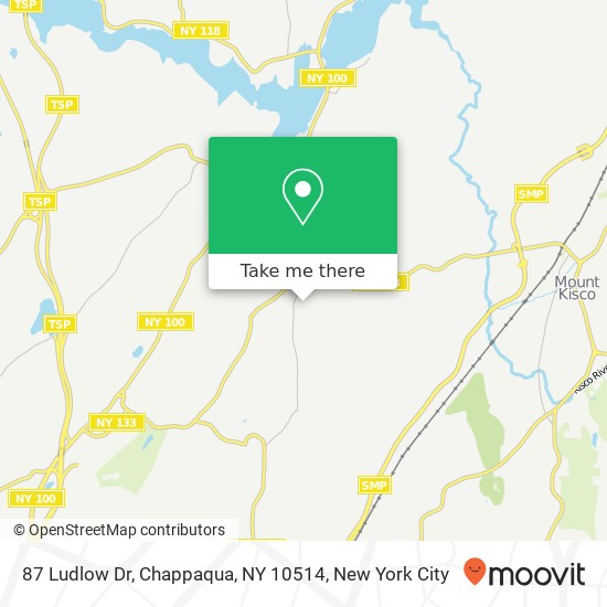 Mapa de 87 Ludlow Dr, Chappaqua, NY 10514