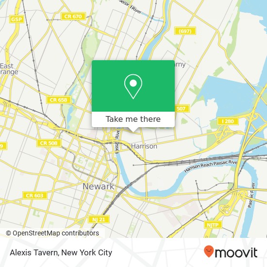Alexis Tavern map