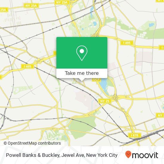 Mapa de Powell Banks & Buckley, Jewel Ave