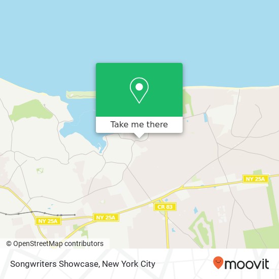 Songwriters Showcase map