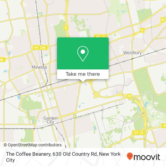 The Coffee Beanery, 630 Old Country Rd map
