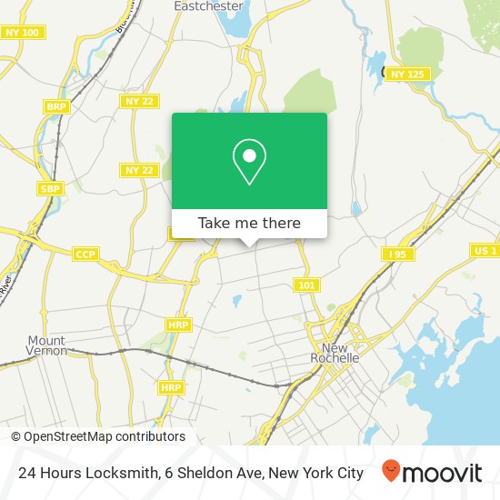 24 Hours Locksmith, 6 Sheldon Ave map