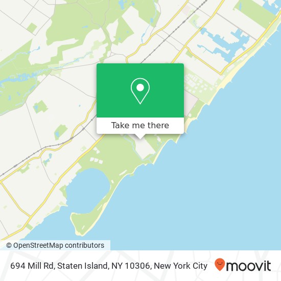 694 Mill Rd, Staten Island, NY 10306 map