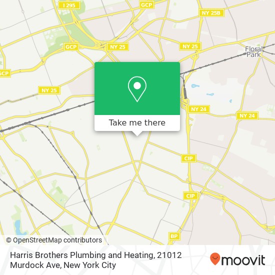 Mapa de Harris Brothers Plumbing and Heating, 21012 Murdock Ave