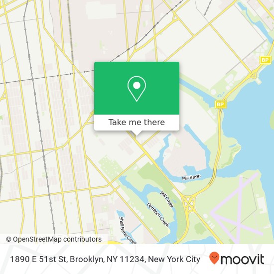 1890 E 51st St, Brooklyn, NY 11234 map
