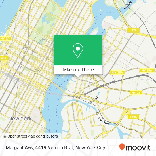 Mapa de Margalit Aviv, 4419 Vernon Blvd