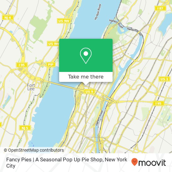 Mapa de Fancy Pies | A Seasonal Pop Up Pie Shop, 839 W 181st St