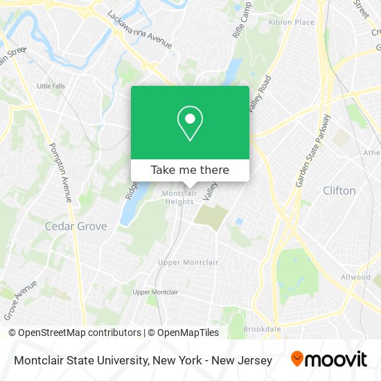 How To Get To Montclair State University In Montclair Nj By Bus Train Or Subway