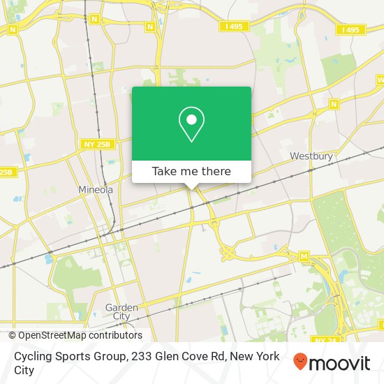 Cycling Sports Group, 233 Glen Cove Rd map