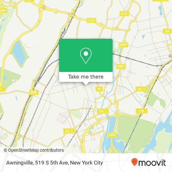 Mapa de Awningville, 519 S 5th Ave