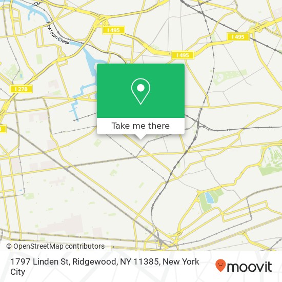 Mapa de 1797 Linden St, Ridgewood, NY 11385