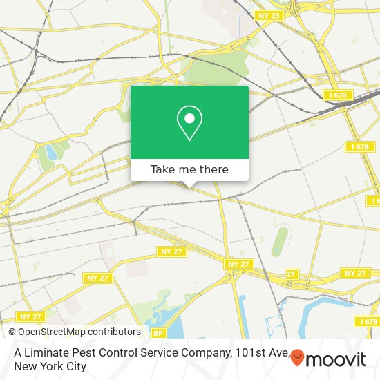 Mapa de A Liminate Pest Control Service Company, 101st Ave