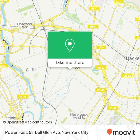 Power Fast, 63 Dell Glen Ave map