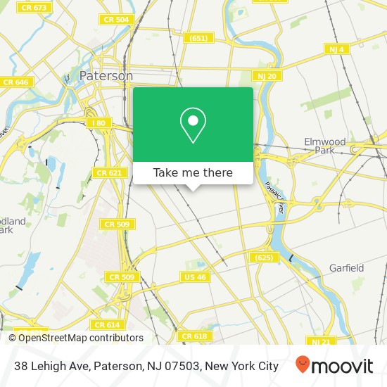 38 Lehigh Ave, Paterson, NJ 07503 map