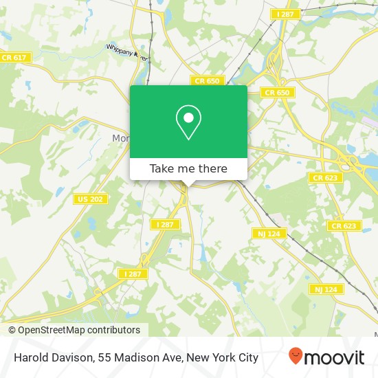 Mapa de Harold Davison, 55 Madison Ave