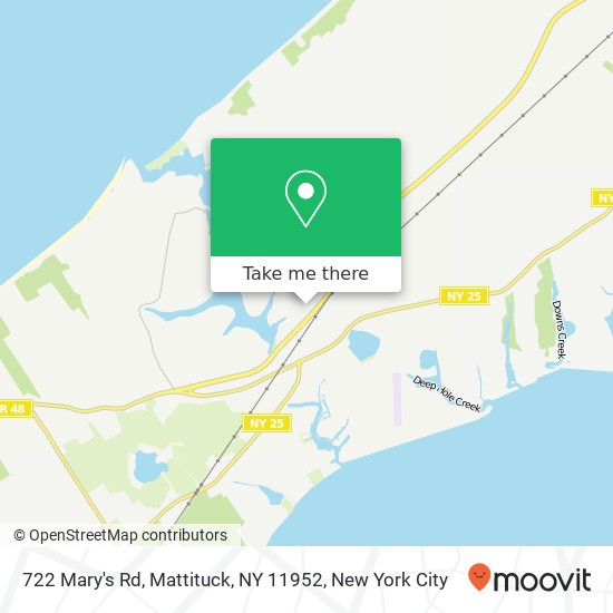 Mapa de 722 Mary's Rd, Mattituck, NY 11952