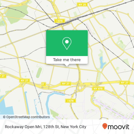 Rockaway Open Mri, 128th St map