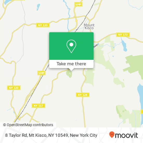 8 Taylor Rd, Mt Kisco, NY 10549 map