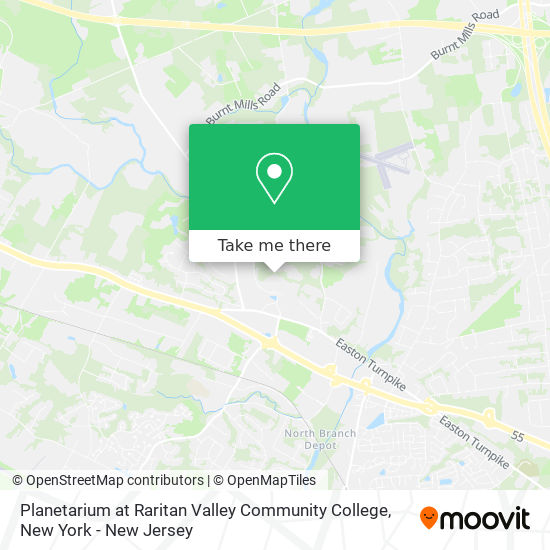 Mapa de Planetarium at Raritan Valley Community College