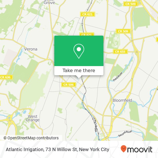 Mapa de Atlantic Irrigation, 73 N Willow St