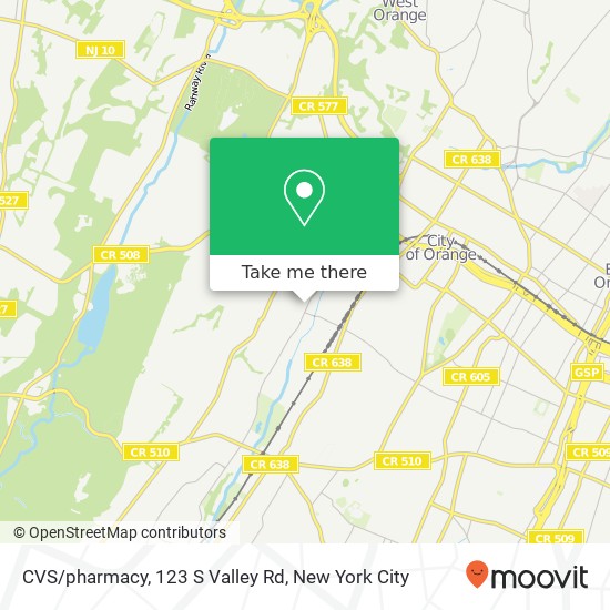 CVS/pharmacy, 123 S Valley Rd map