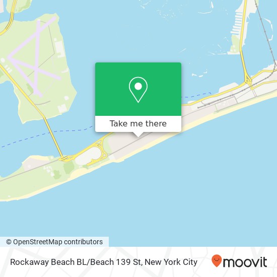 Rockaway Beach BL/Beach 139 St map