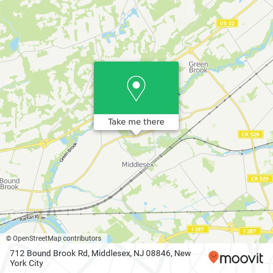 712 Bound Brook Rd, Middlesex, NJ 08846 map