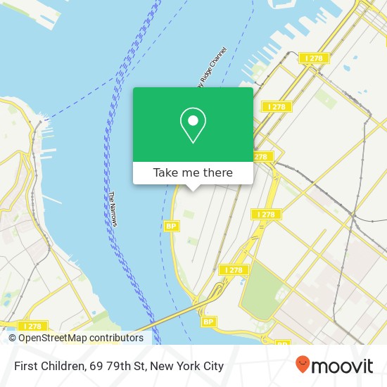Mapa de First Children, 69 79th St
