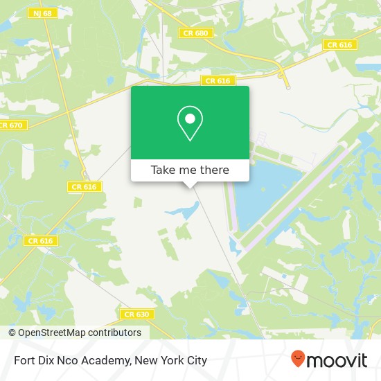 Fort Dix Nco Academy map