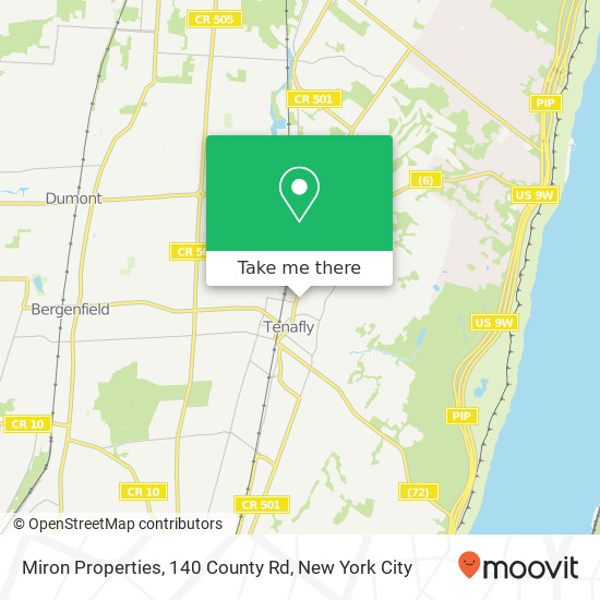 Miron Properties, 140 County Rd map