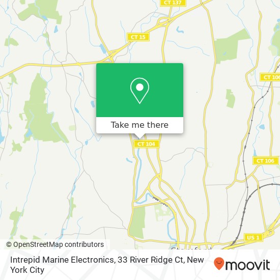 Mapa de Intrepid Marine Electronics, 33 River Ridge Ct