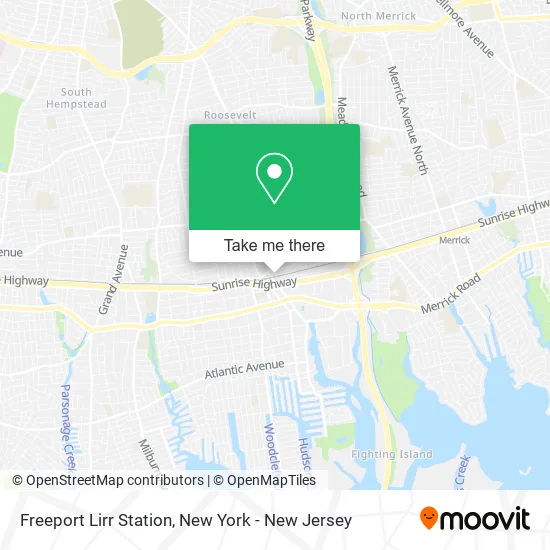Mapa de Freeport Lirr Station