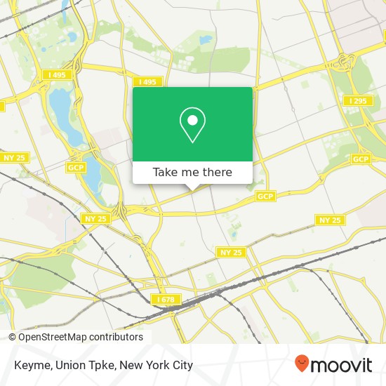 Keyme, Union Tpke map